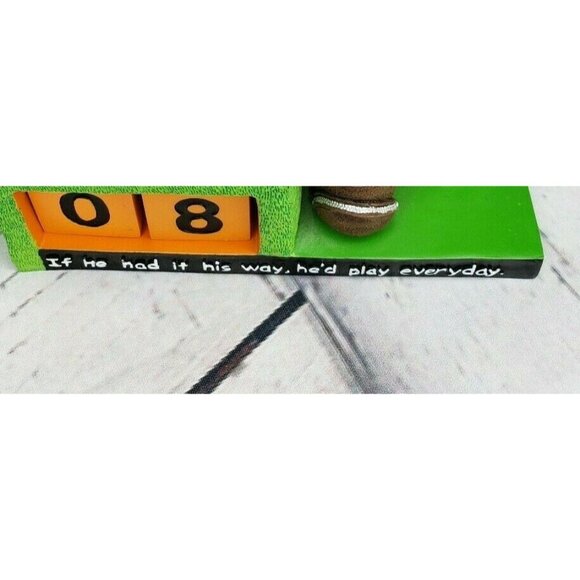 Coots 3D Golf Figurine Date Desk Calendar - "Old Coot" with Month and Date Tiles - Picture 7 of 12